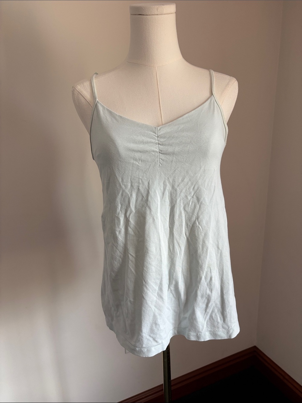 duo Maternity Light Blue Spaghetti-Strap Maternity Cami